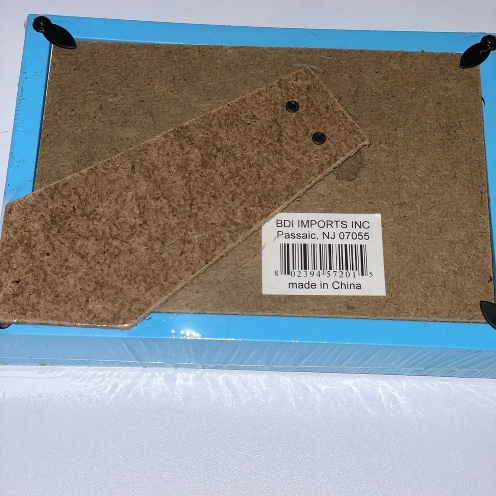 POWDER Blue New Baby 4x6 picture frame NWT
